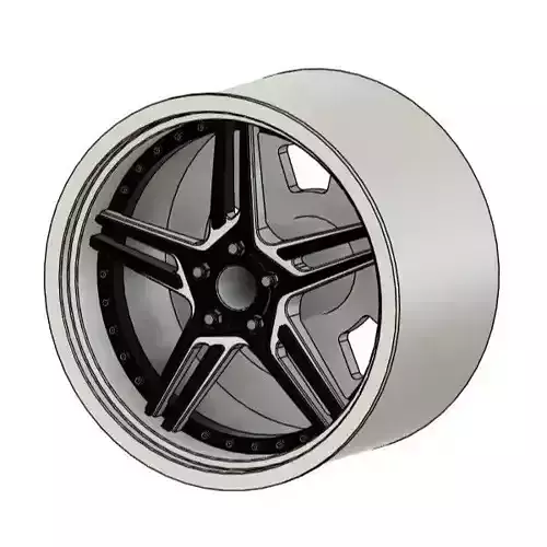 WORK DURANDAL DD52 RIMS FOR DIECAST 64 SCALE