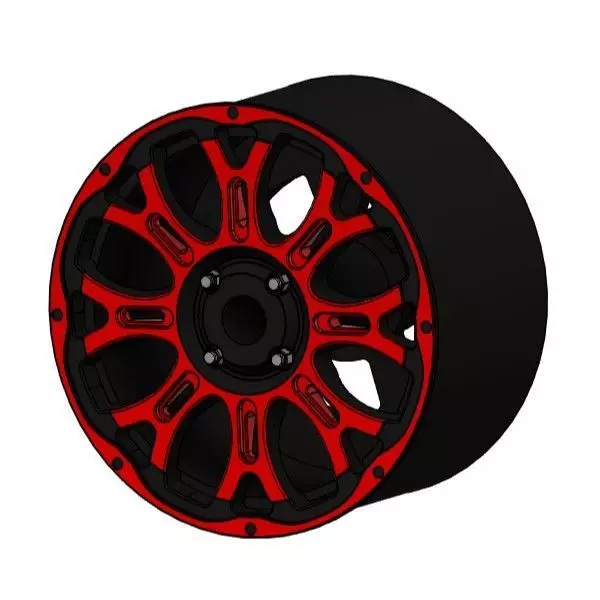 WORK CRAG MH2 RIMS FOR DIECAST 64 SCALE 3D print model