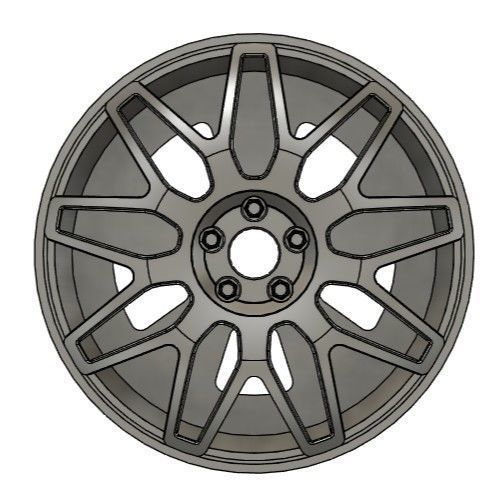 WORK PIETRA CT4 RIMS FOR DIECAST 64 SCALE 3D print model_2