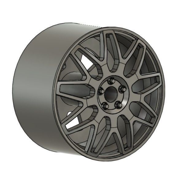 WORK PIETRA CT4 RIMS FOR DIECAST 64 SCALE 3D print model_1
