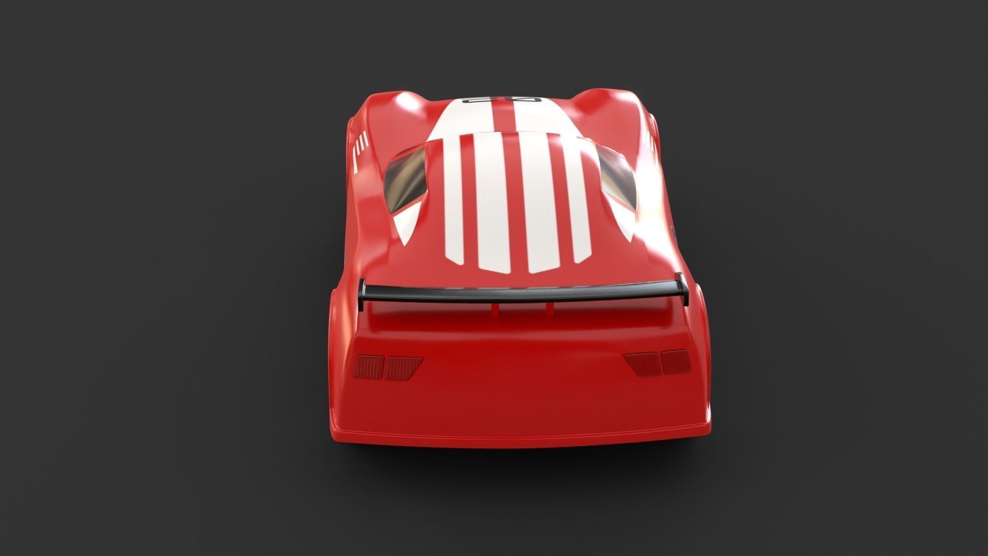 toy racing car  3D model_4