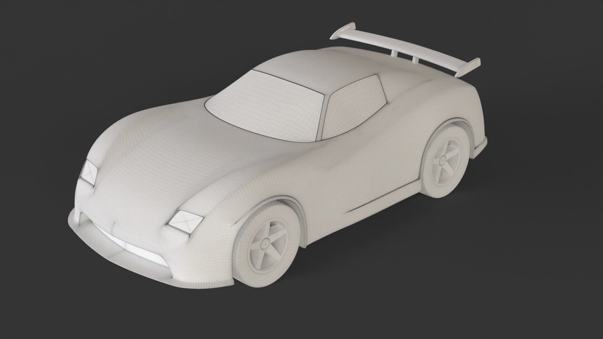 toy racing car  3D model_11