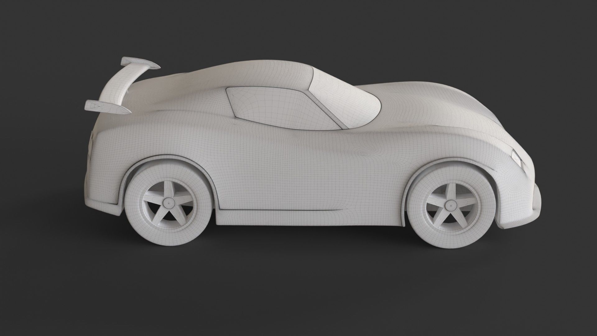 toy racing car  3D model_7