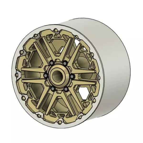 WORK CRAG T-GRABIC III RIMS FOR DIECAST 64 SCALE 3D print model_0