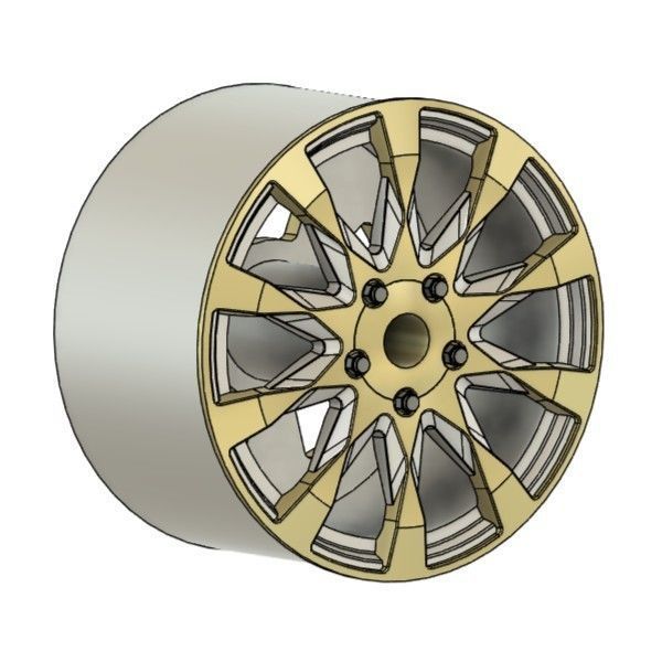 WORK SCHWERT SC2M RIMS FOR DIECAST 64 SCALE 3D print model_1