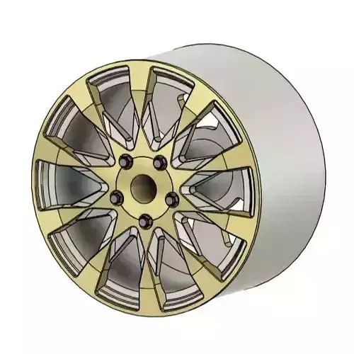 WORK SCHWERT SC2M RIMS FOR DIECAST 64 SCALE