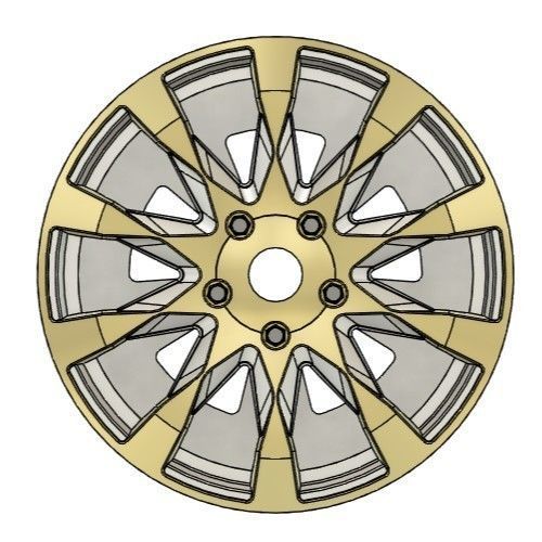 WORK SCHWERT SC2M RIMS FOR DIECAST 64 SCALE 3D print model_2