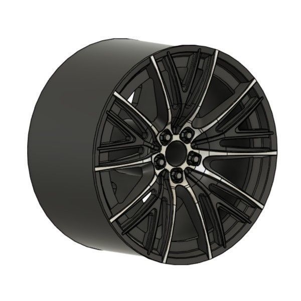 WORK ASTLEY 1X RIMS FOR DIECAST 64 SCALE 3D print model_1