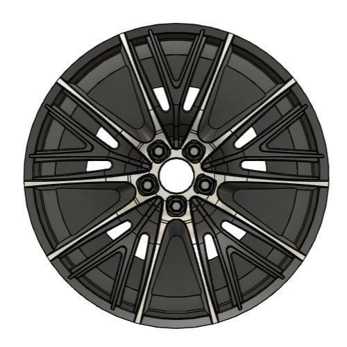 WORK ASTLEY 1X RIMS FOR DIECAST 64 SCALE 3D print model_2