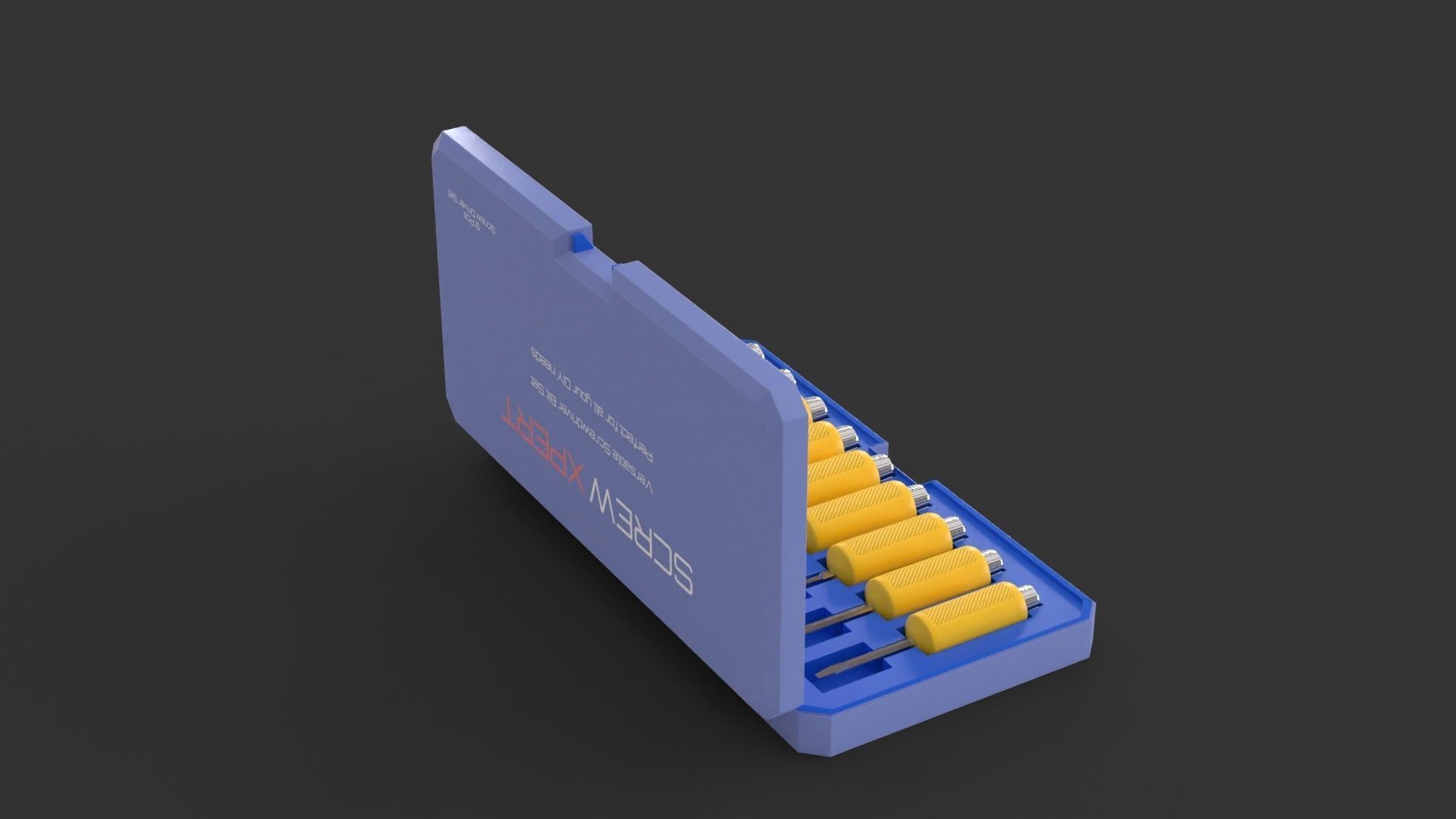 Screw Driver set 3D model_6