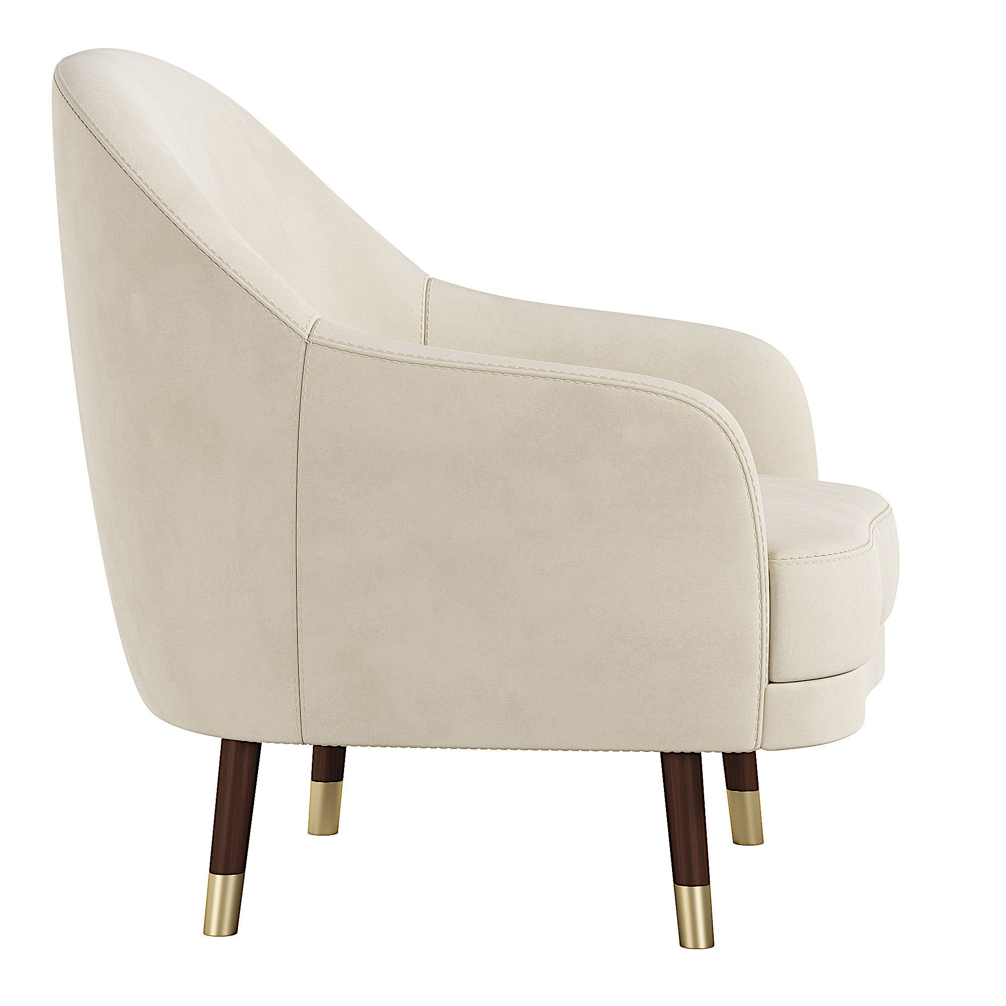 Cosy Armchair 3D model_4