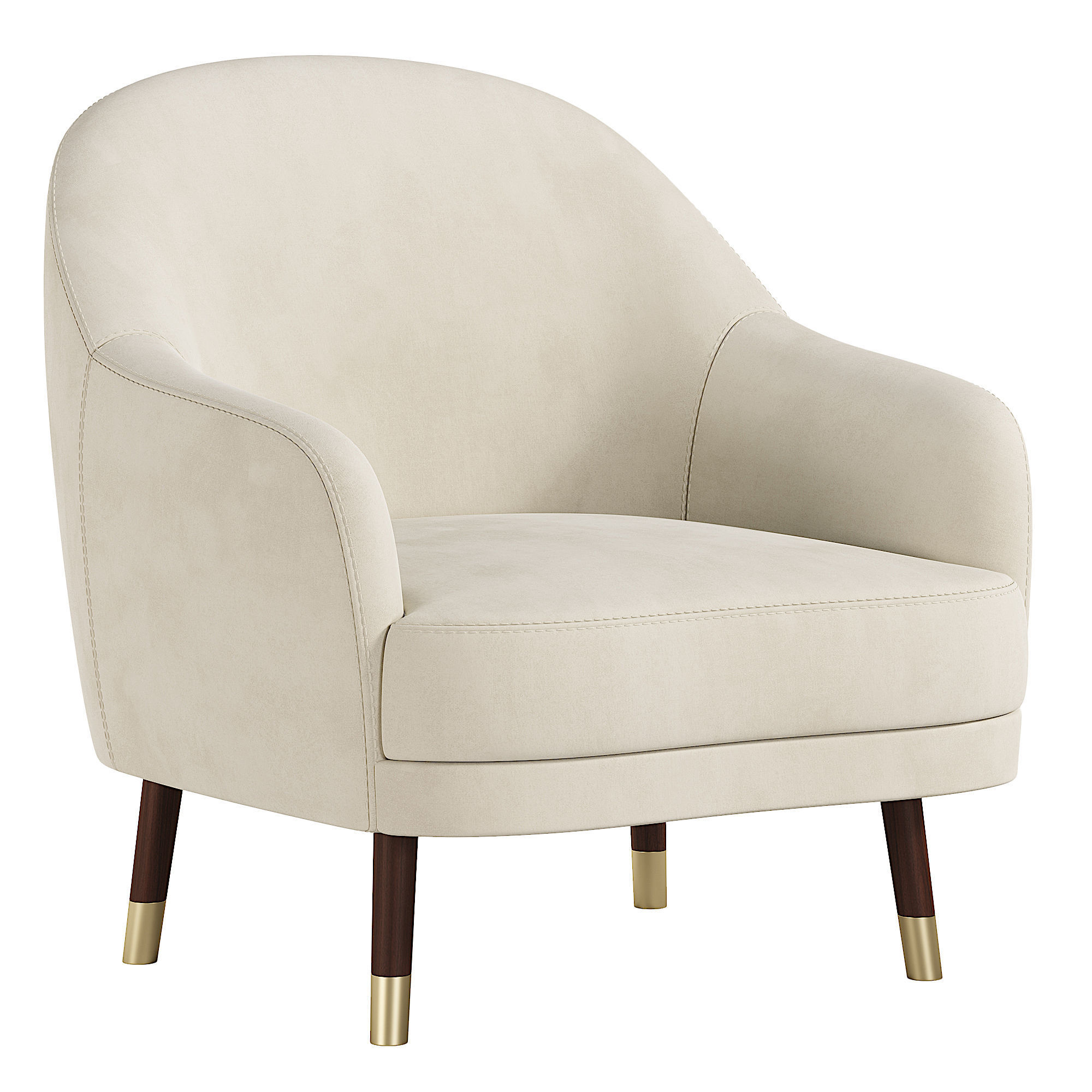 Cosy Armchair 3D model_3