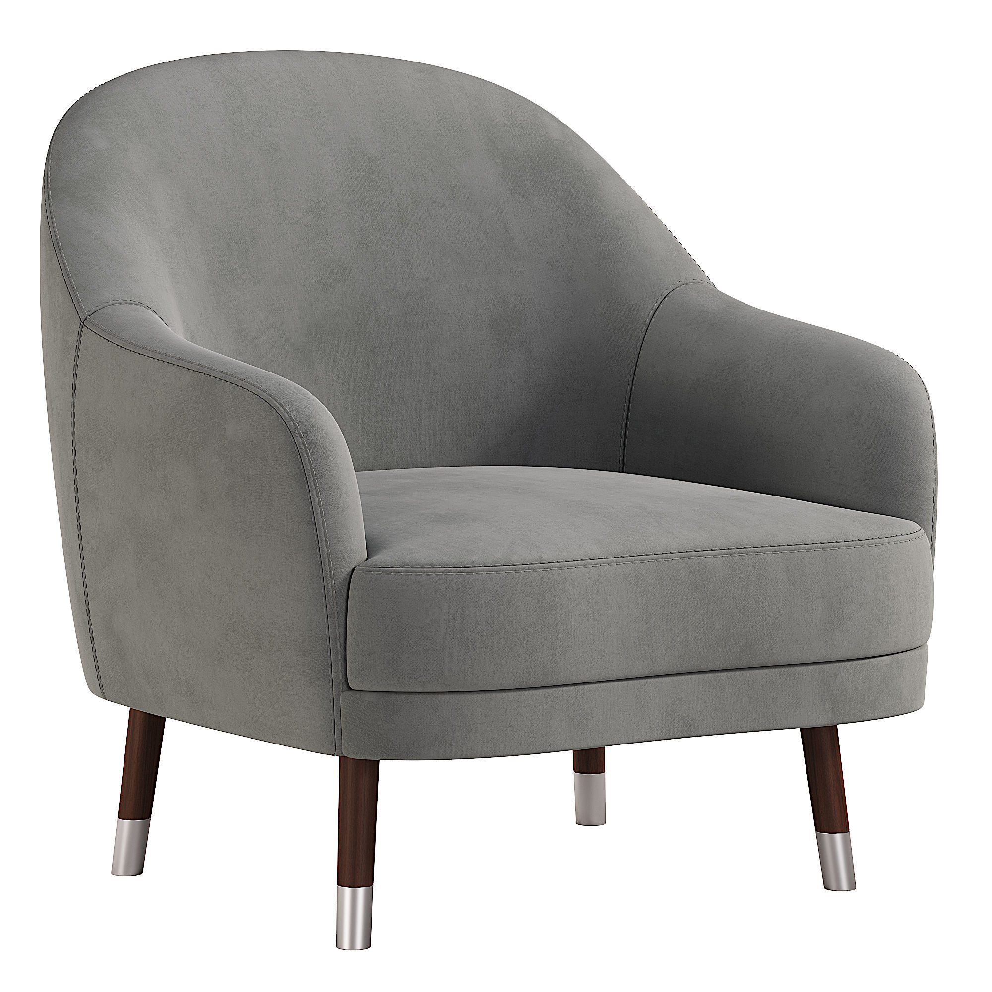 Cosy Armchair 3D model_1