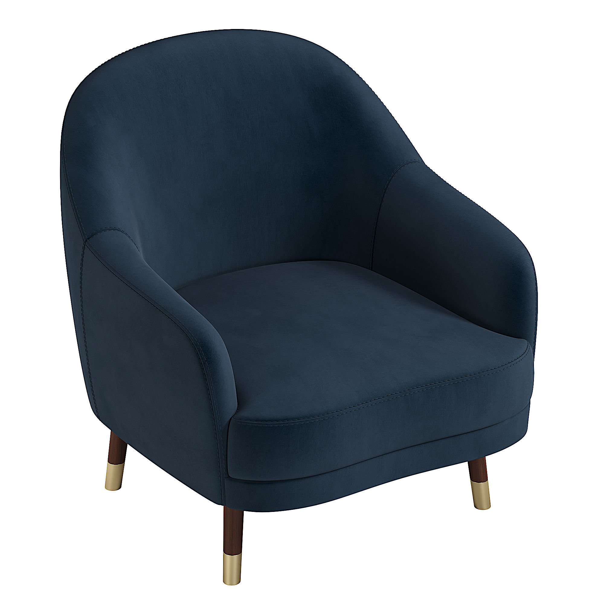 Cosy Armchair 3D model_5