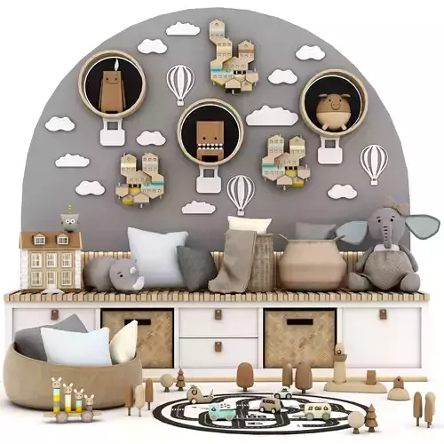 toys and furniture set 