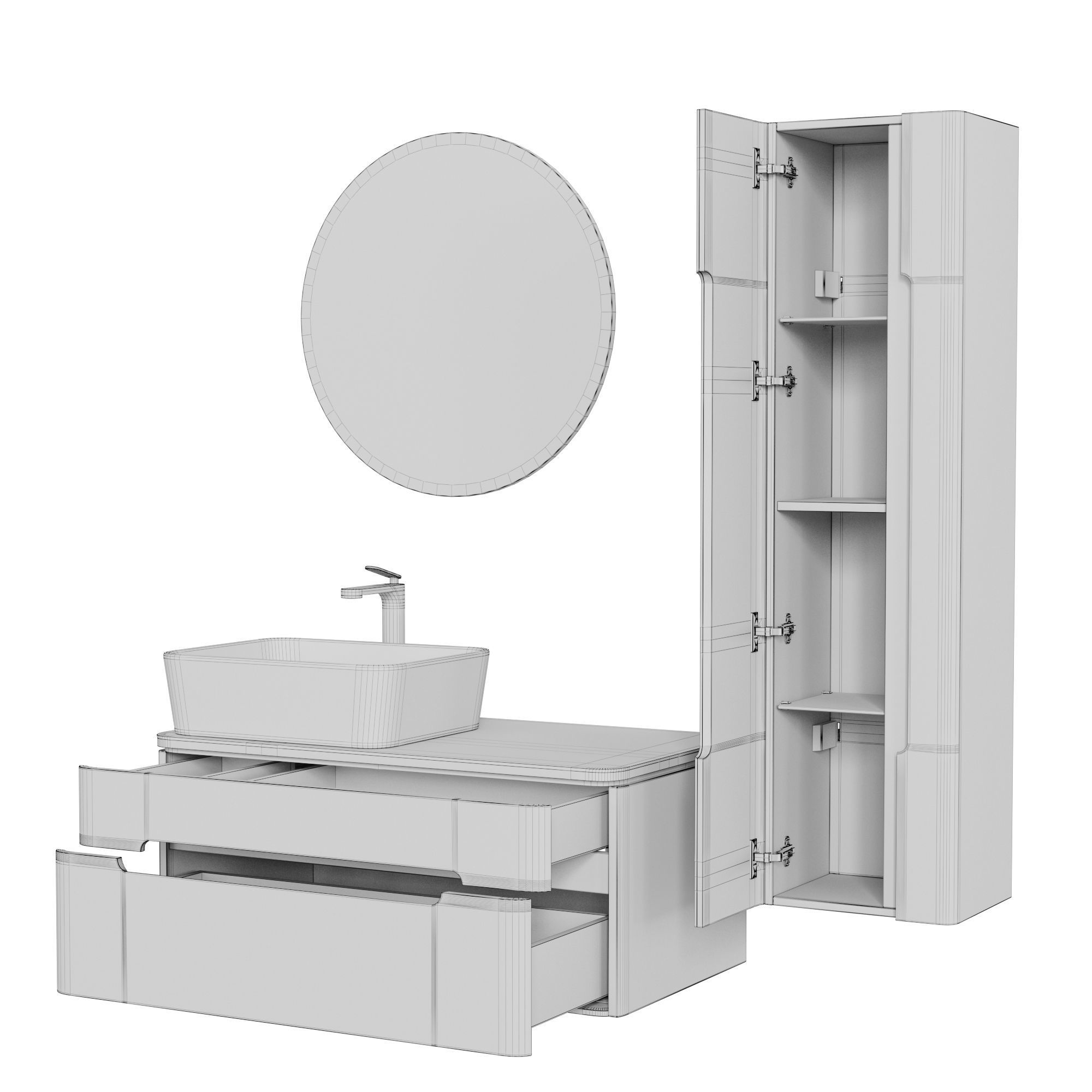 Jorno Shine 90 and Pencil Case 3D model_13