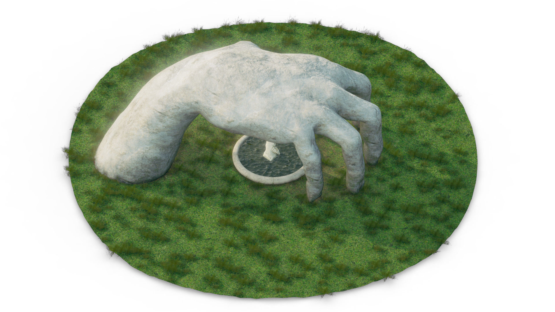 Temple Of Venus Low-poly 3D model_4