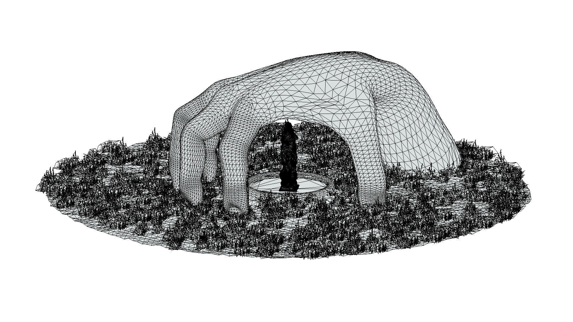 Temple Of Venus Low-poly 3D model_15