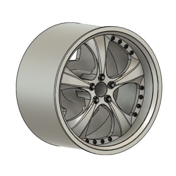 WORK EUROLINE SE RIMS FOR DIECAST 64 SCALE 3D print model_1