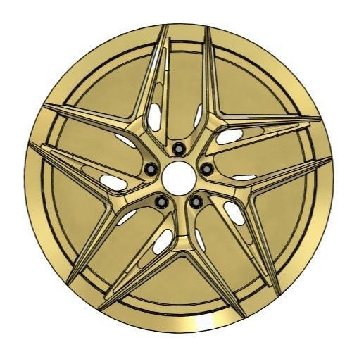 WORK GNOSIS IS205 RIMS FOR DIECAST 64 SCALE 3D print model_2