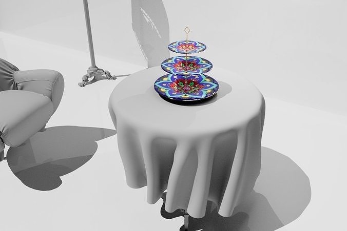 Mina-Mandala dish 3D model