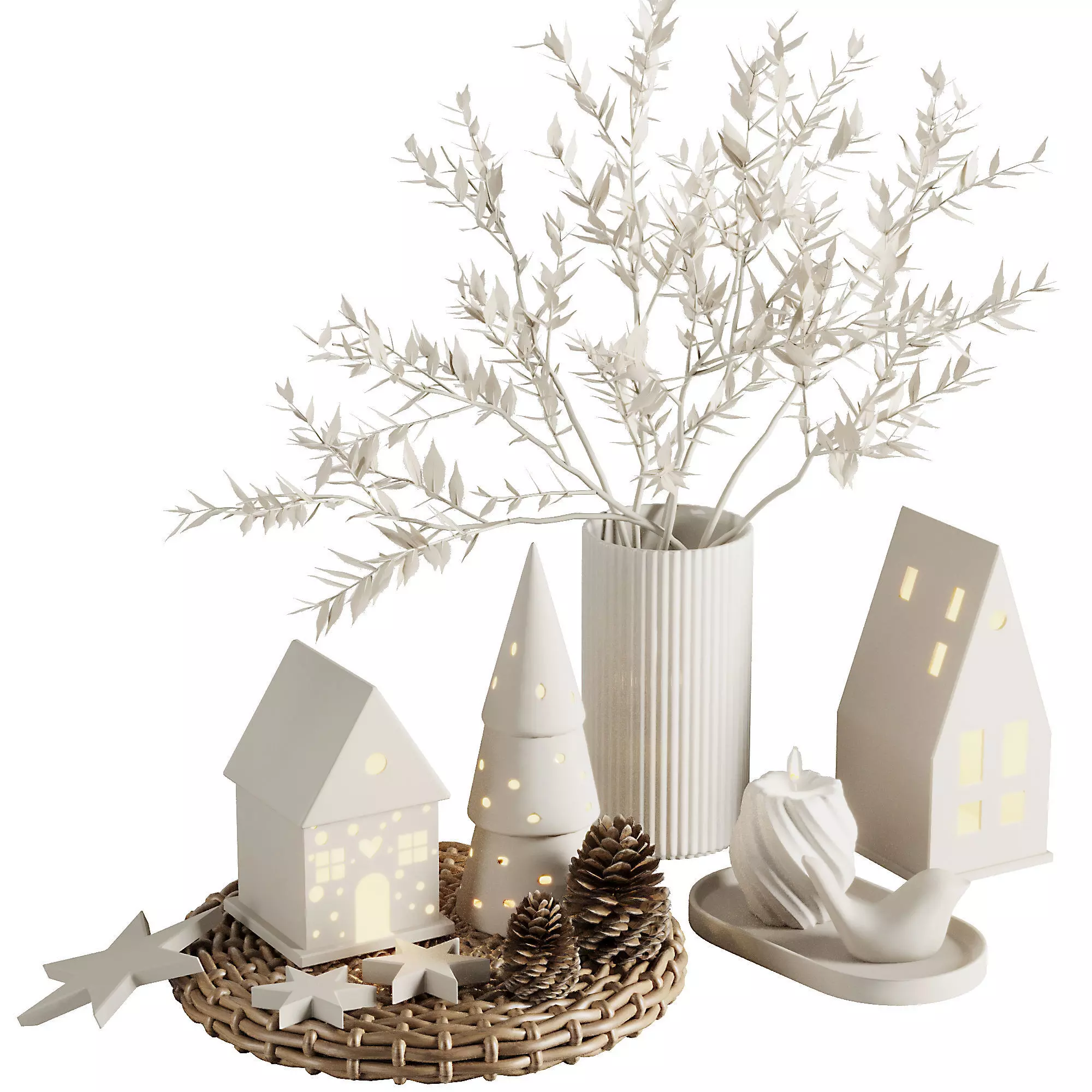christmas Decoration Set1 3D model