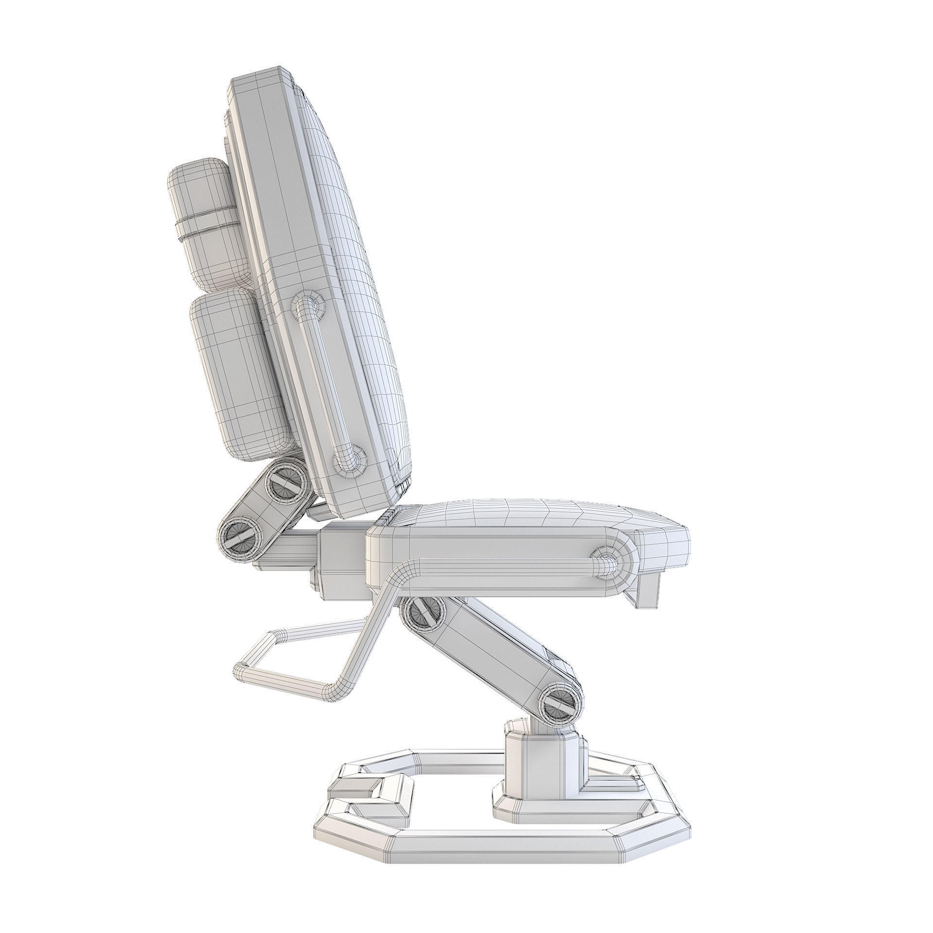 Space Station Chair 3D model_4