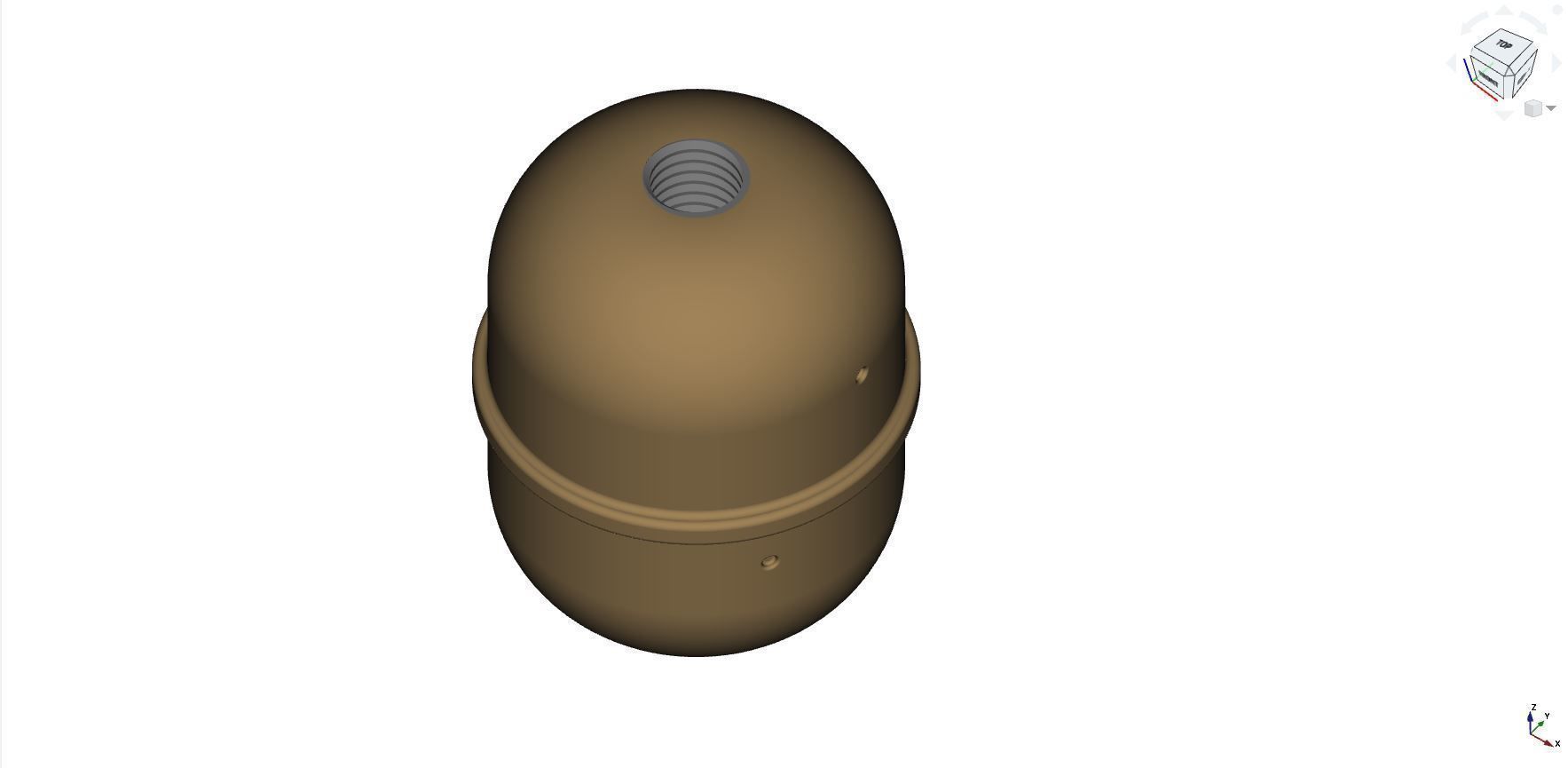 RGD-5 Grenade Clone CAD and STL 3D print model_4
