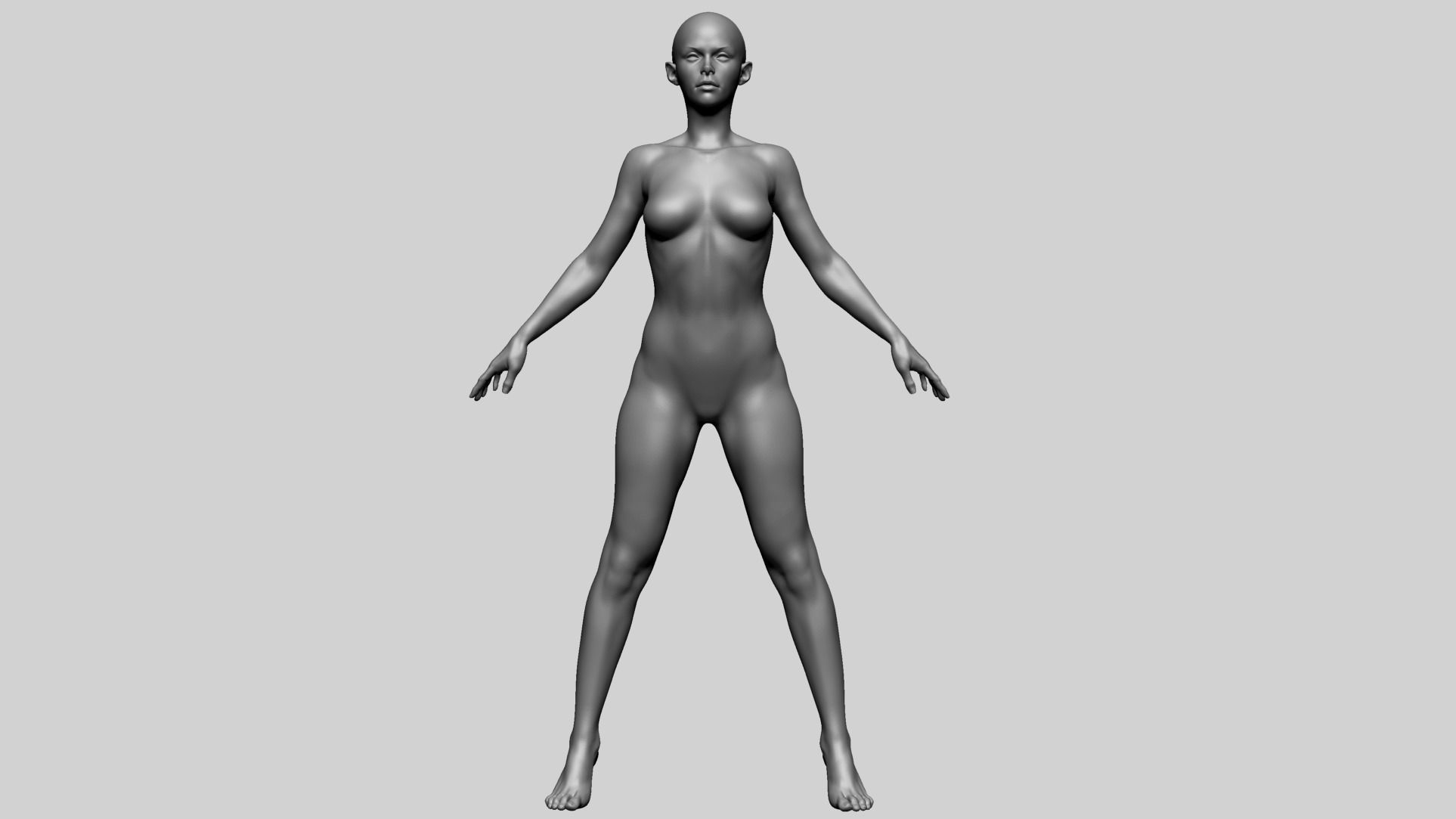 Female Poses 3D model_2