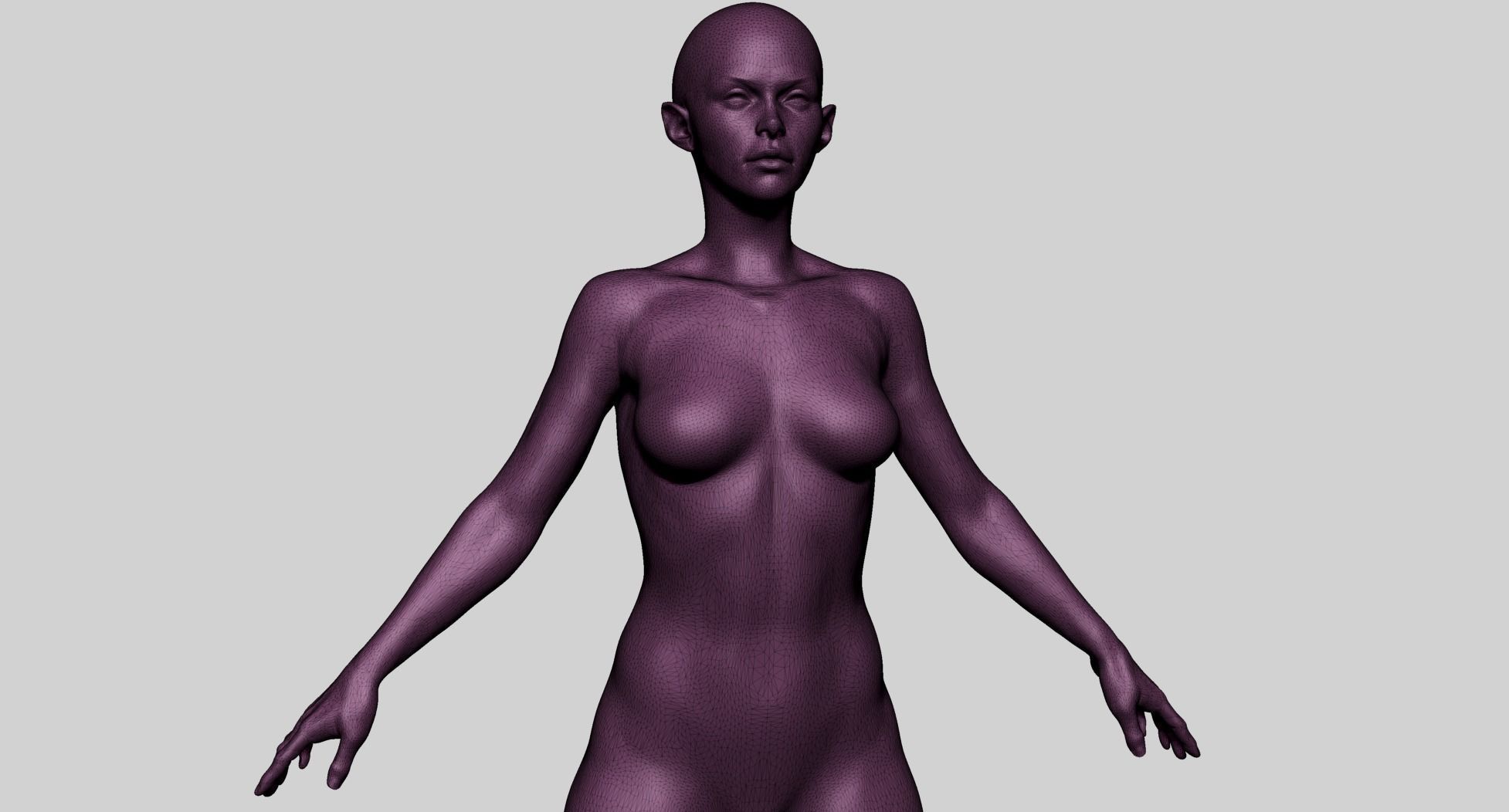 Female Poses 3D model_11