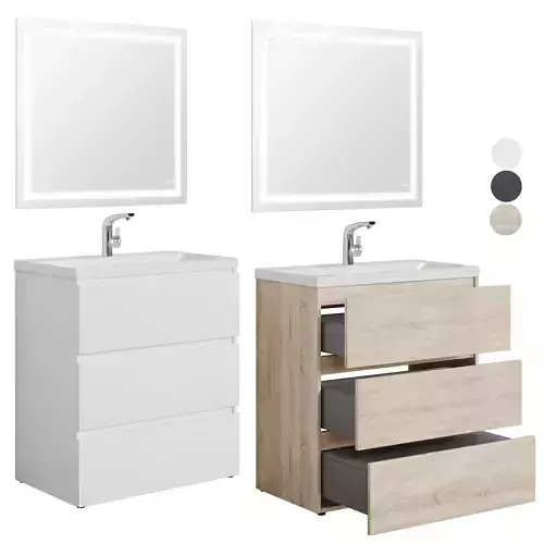 AmPm Gem S 60-75 Pencil case and Bravat Nizza