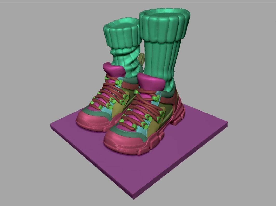 Sneakers  3D print model_6