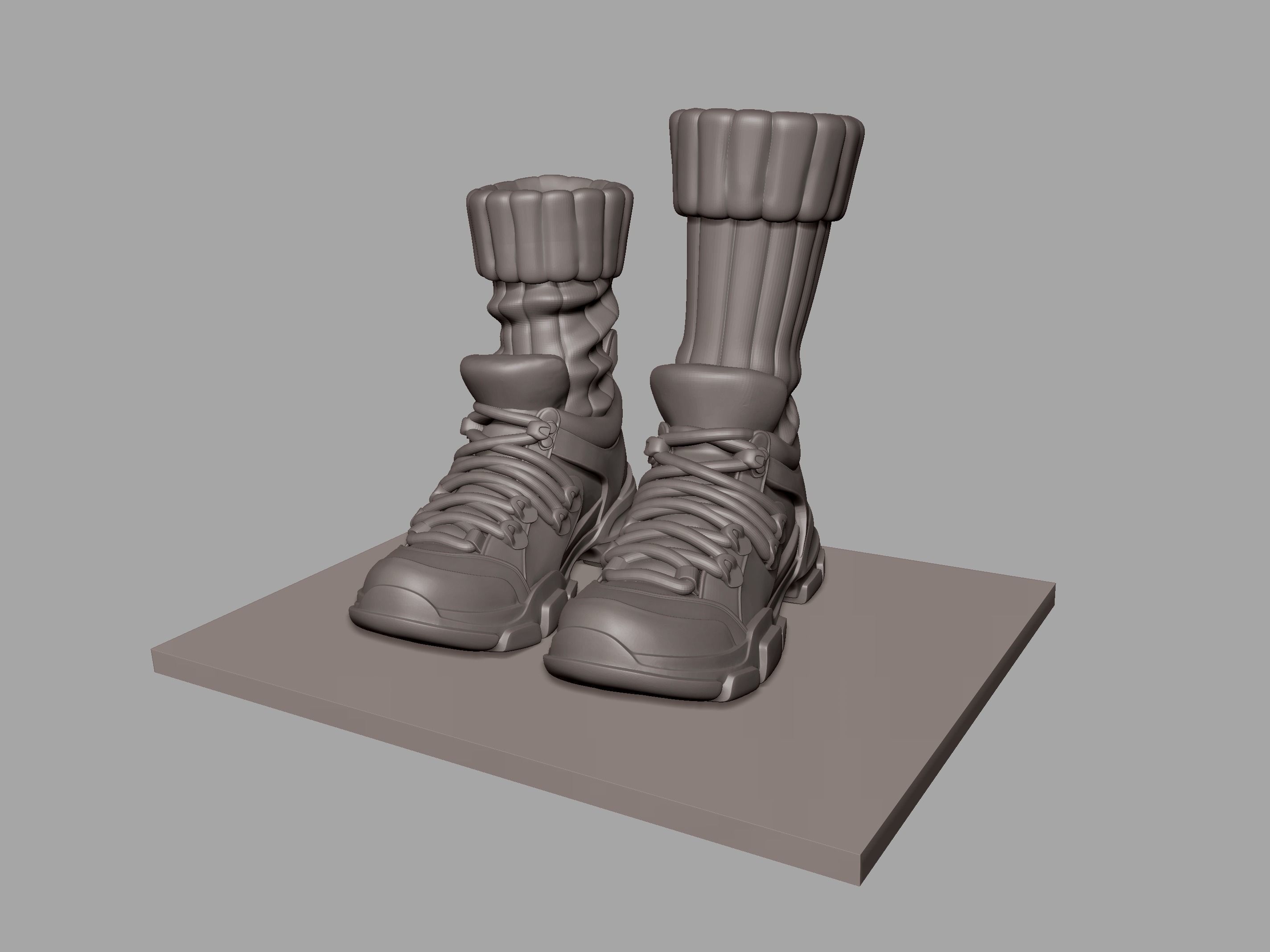Sneakers  3D print model_1