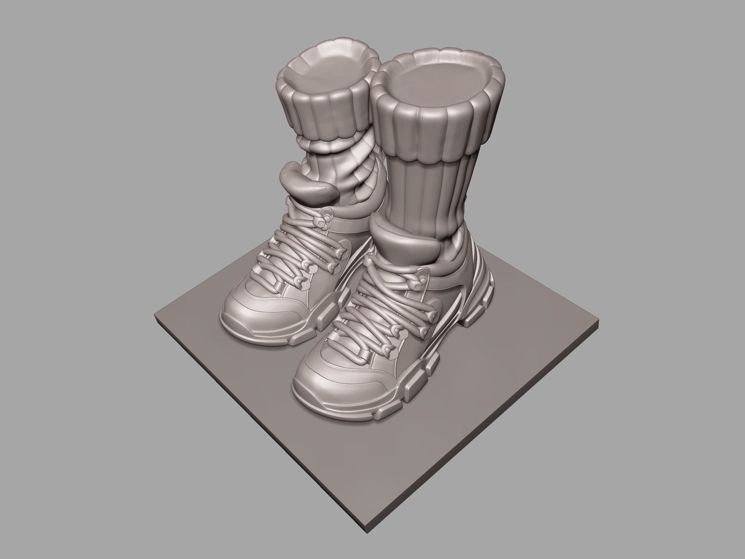 Sneakers  3D print model_3
