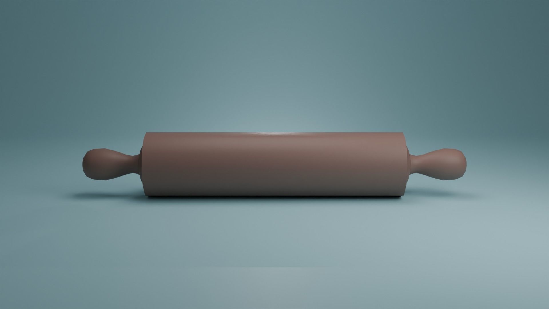 Rolling-pin Free low-poly 3D model_3
