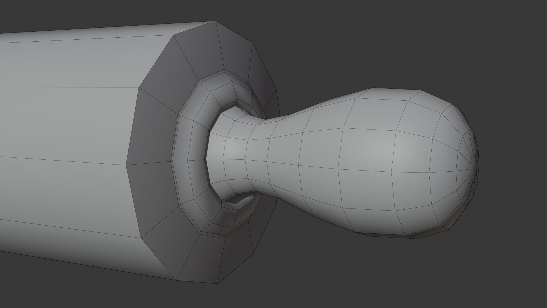 Rolling-pin Free low-poly 3D model_8