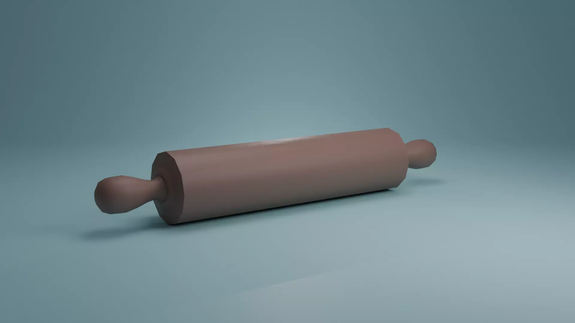Rolling-pin Free low-poly 3D model_0