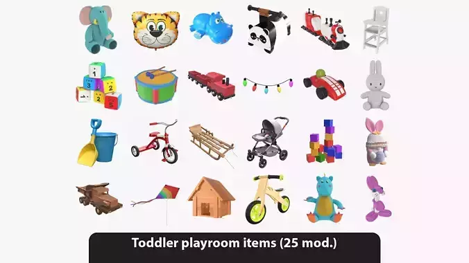 Toddler playroom items
