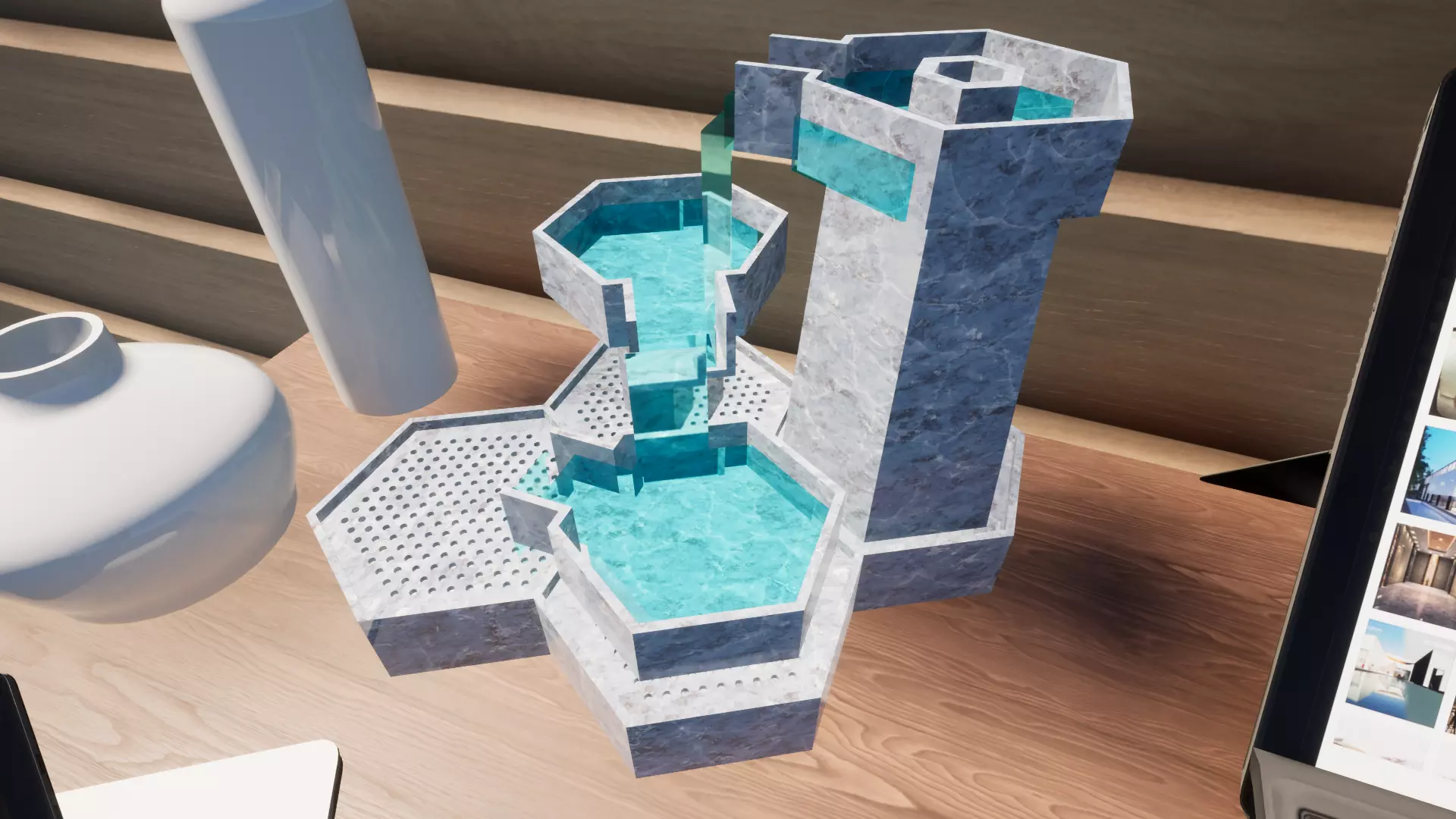 Geometry Water Flow Free 3D print model