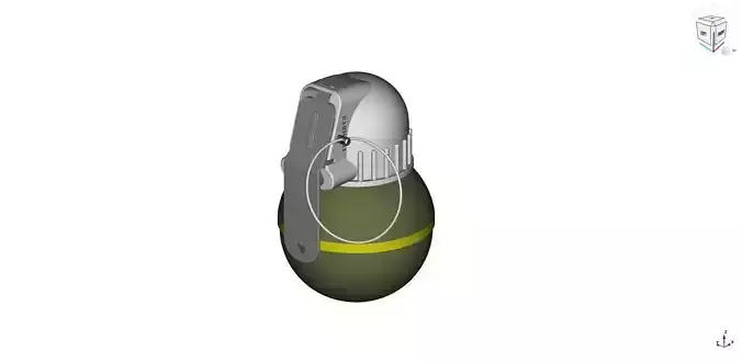 RGN Grenade Clone CAD and STL 3D print model