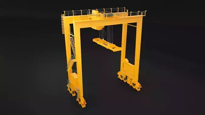 Crane 3D Model  