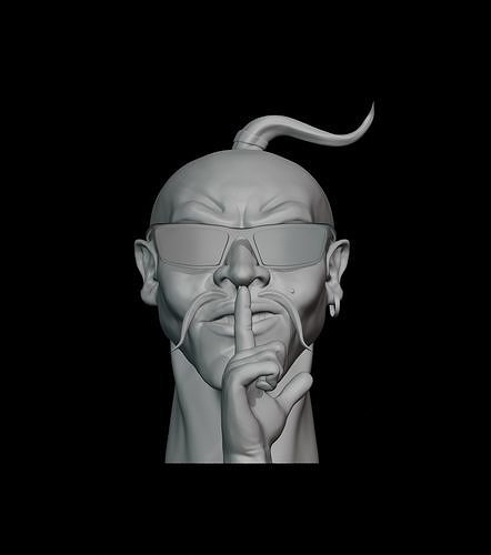 Mongol Head Free 3D print model