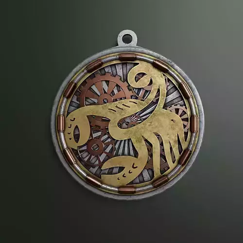 Zodiac sign Scorpio Low-poly 3D model
