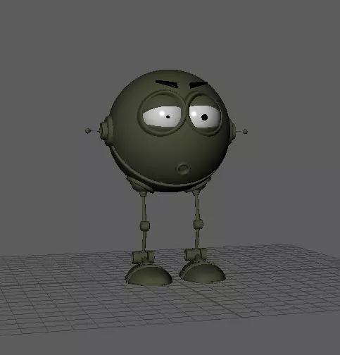 Maya Robot 3D model_0