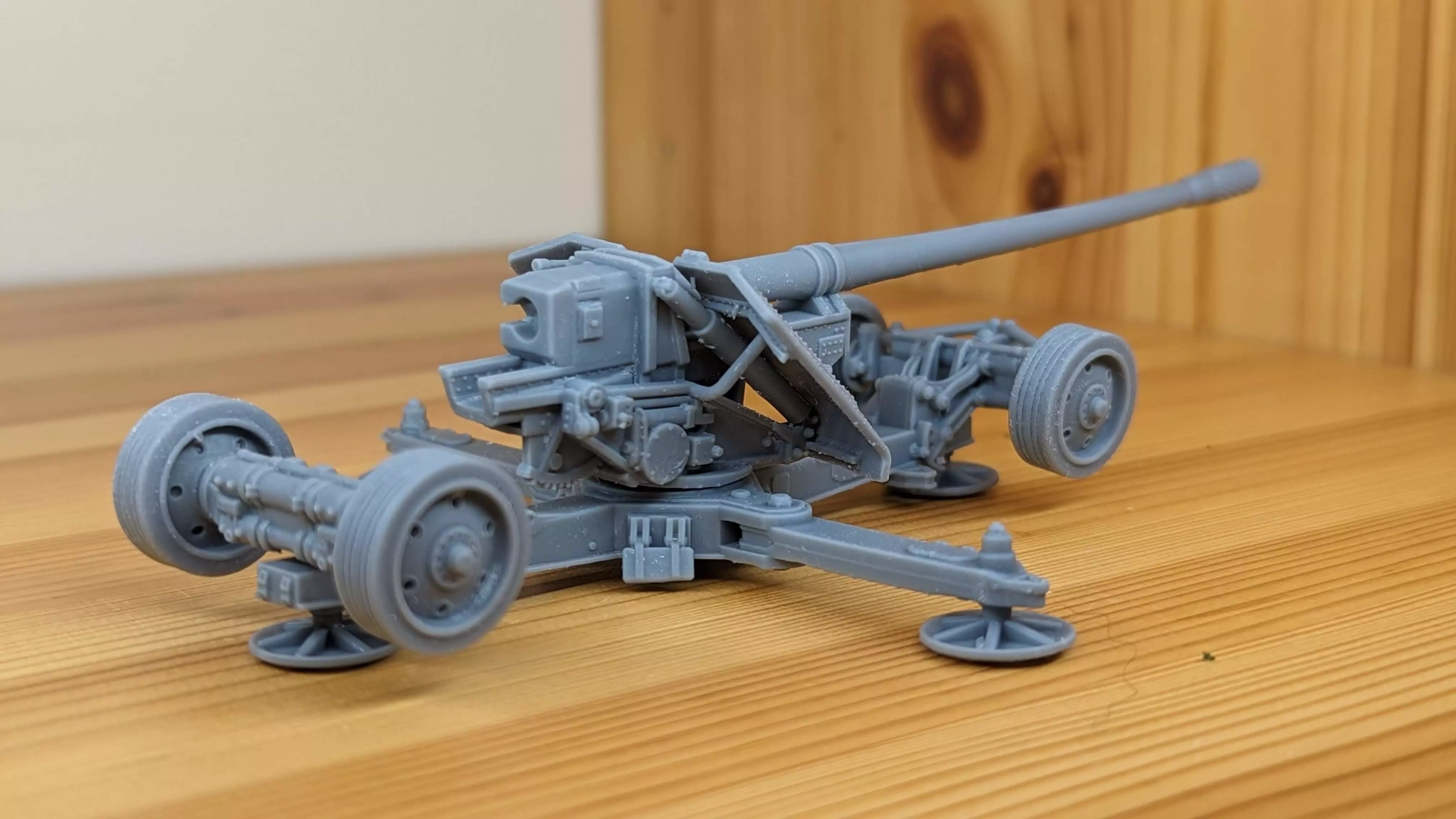 128mm anti-tank gun - Pak 44 - Germany - WW2 3D print model