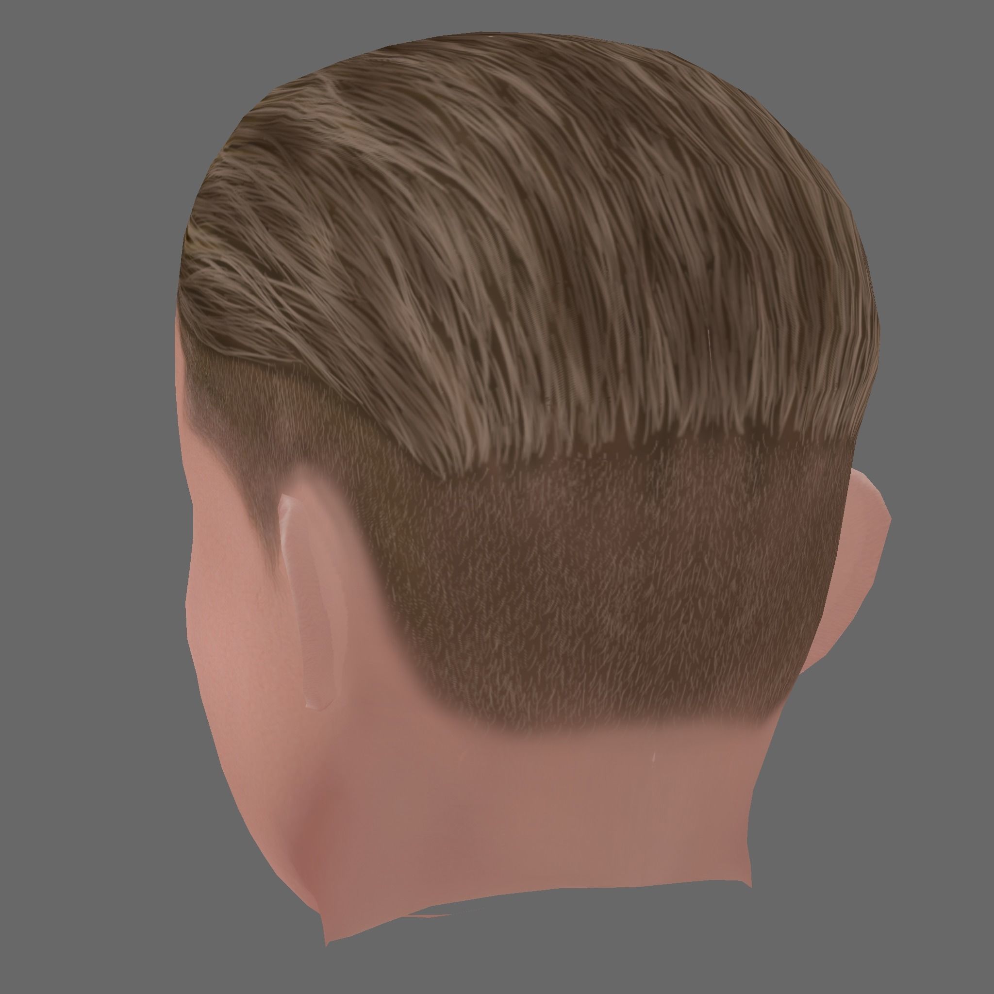 Scott McTominay Head - Low poly head for game Low-poly 3D model_3