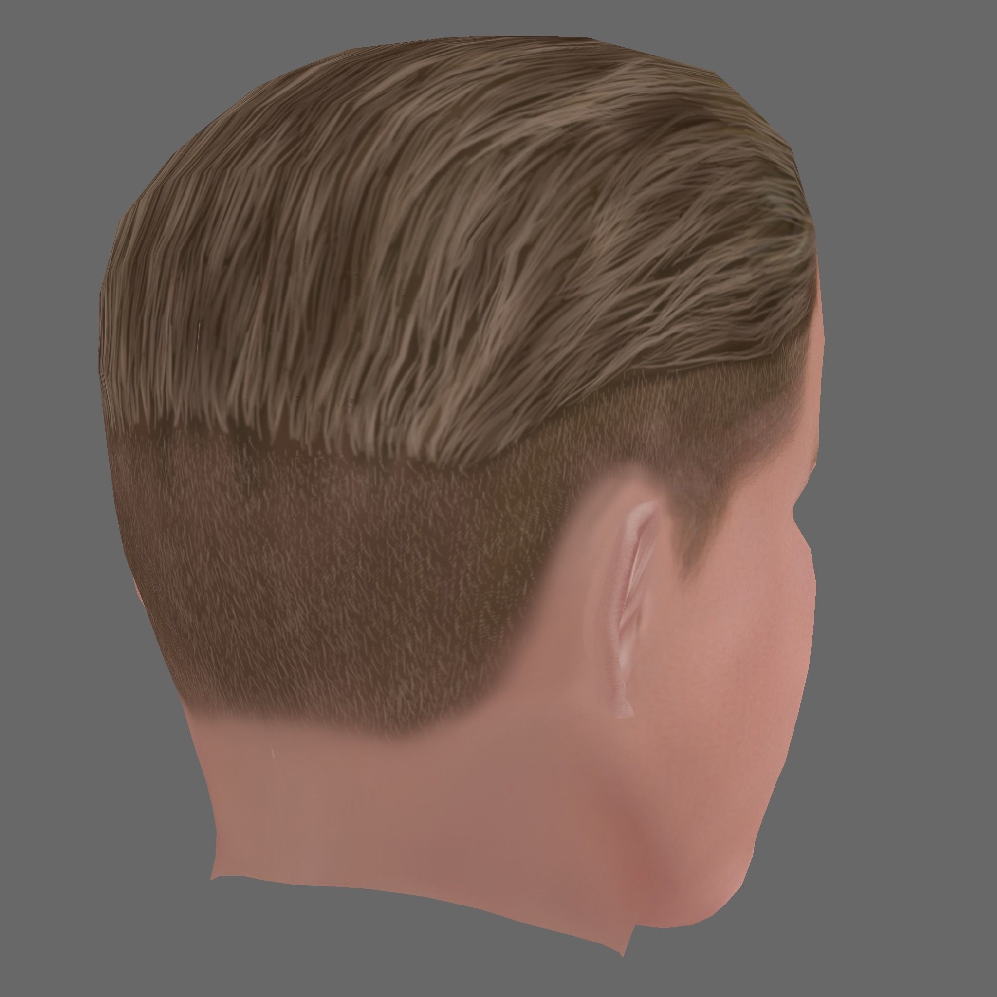 Scott McTominay Head - Low poly head for game Low-poly 3D model_4