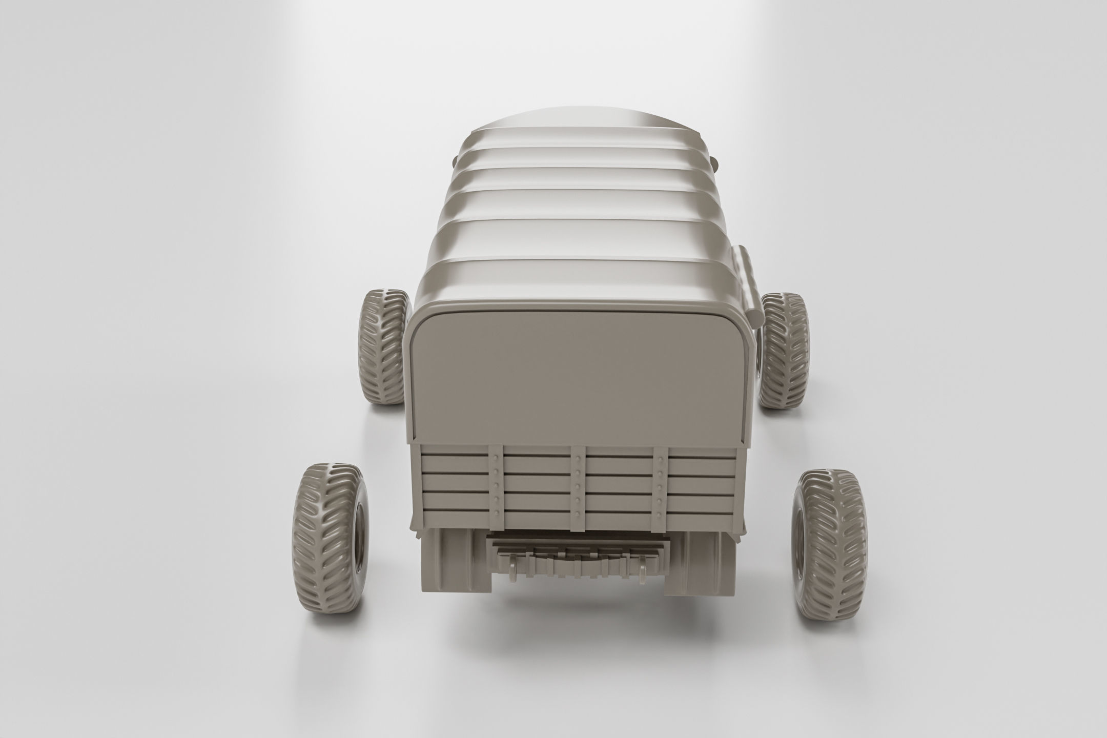 AEC Matador 4x4 artillery tractor - UK - WW2 3D print model_6