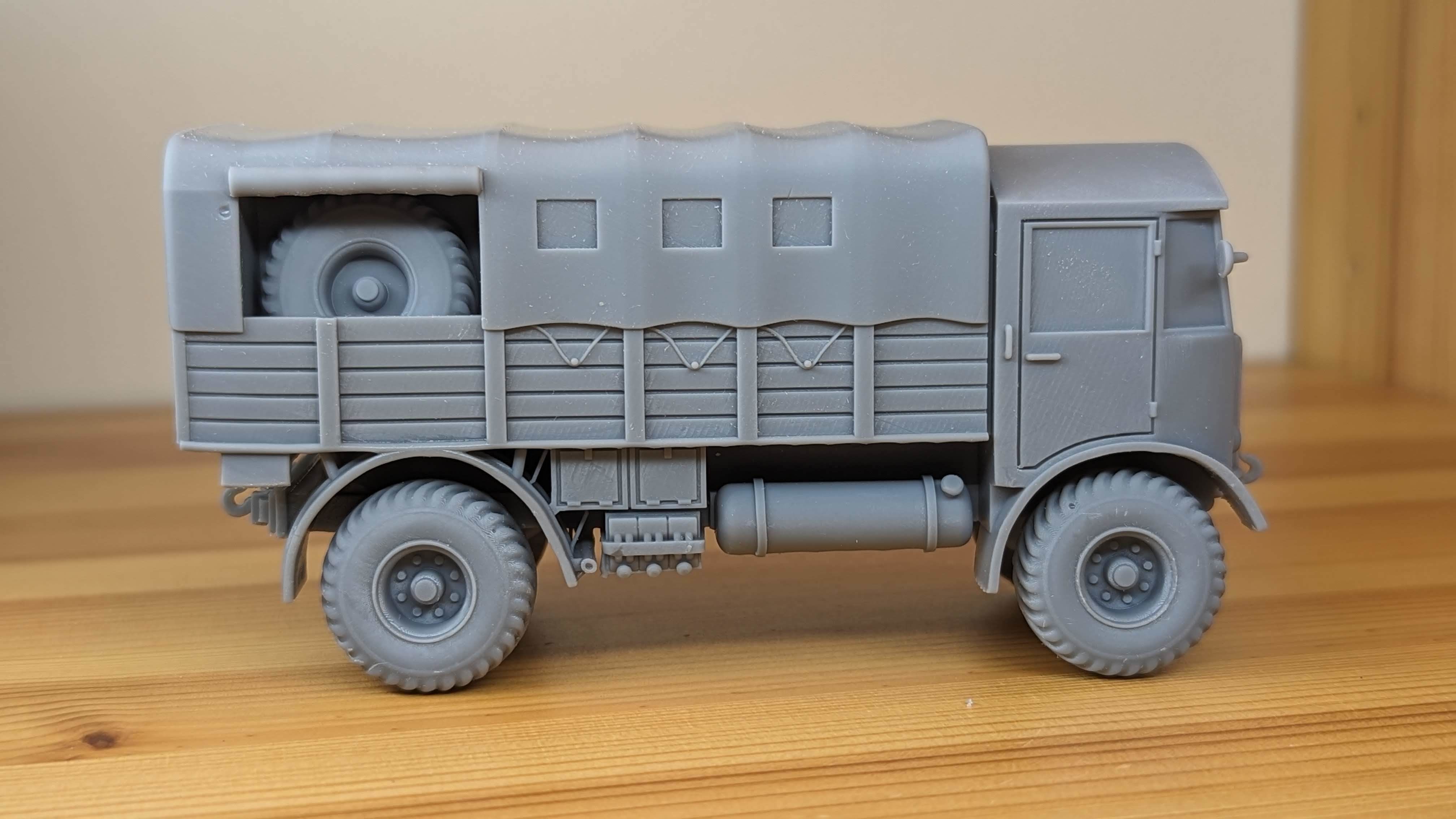 AEC Matador 4x4 artillery tractor - UK - WW2 3D print model_1