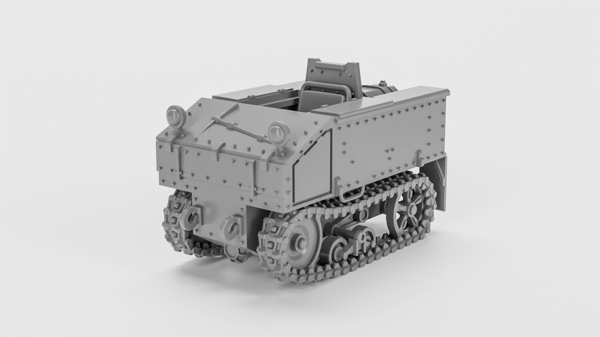Artillerie Schlepper VA 601-B - Germany - WW2 3D print model_5